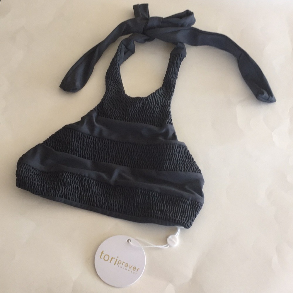 Tori Praver Oaxaca high neck bikini top